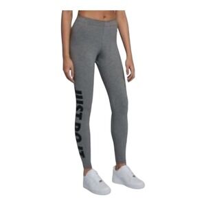 Nike Leg-A-See Legacy Just Do It Dry-Fit Leggings Gray Active Women Size Small